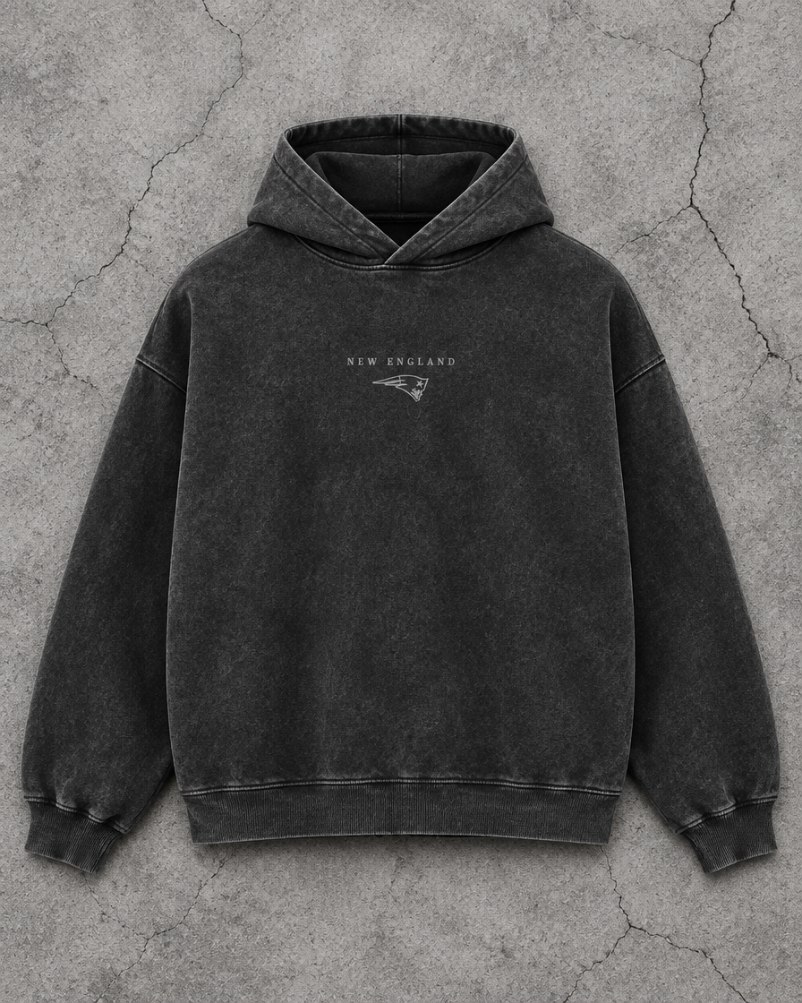 patriots Greyline hoodie front