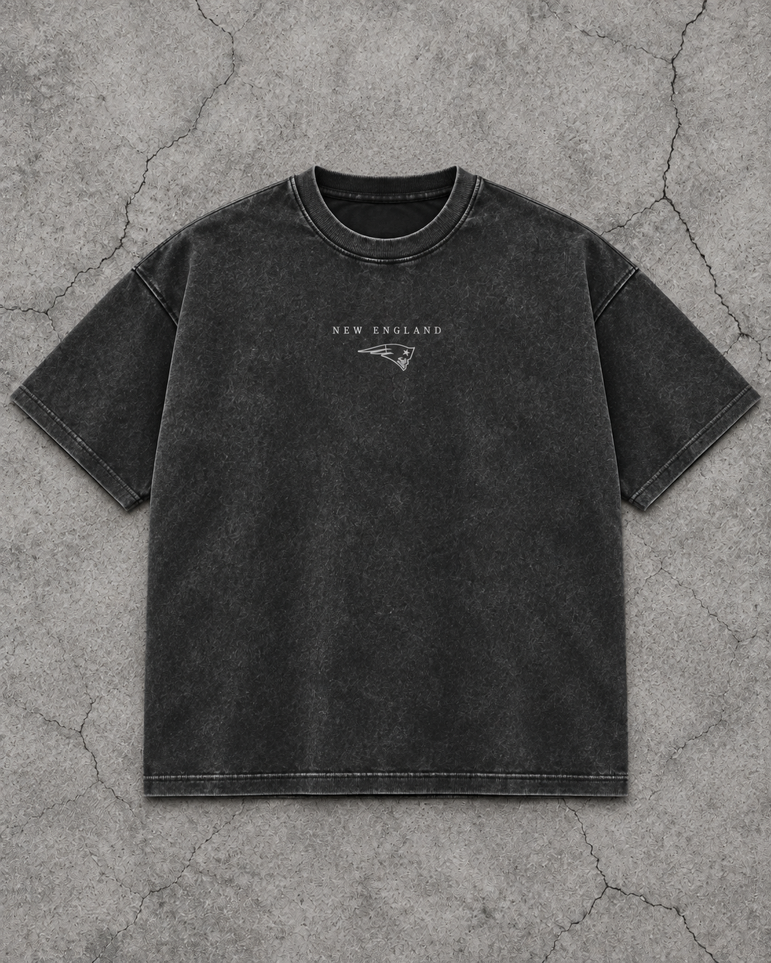 PATRIOTS GREYLINE TEE front
