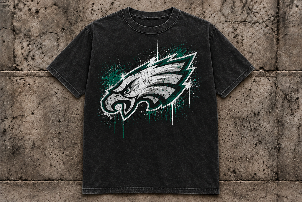 Eagles Paint the Town Tee front