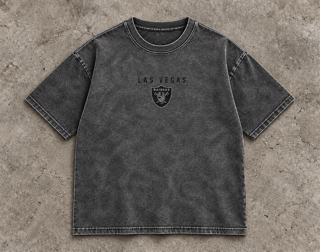 RAIDERS GREYLINE TEE front