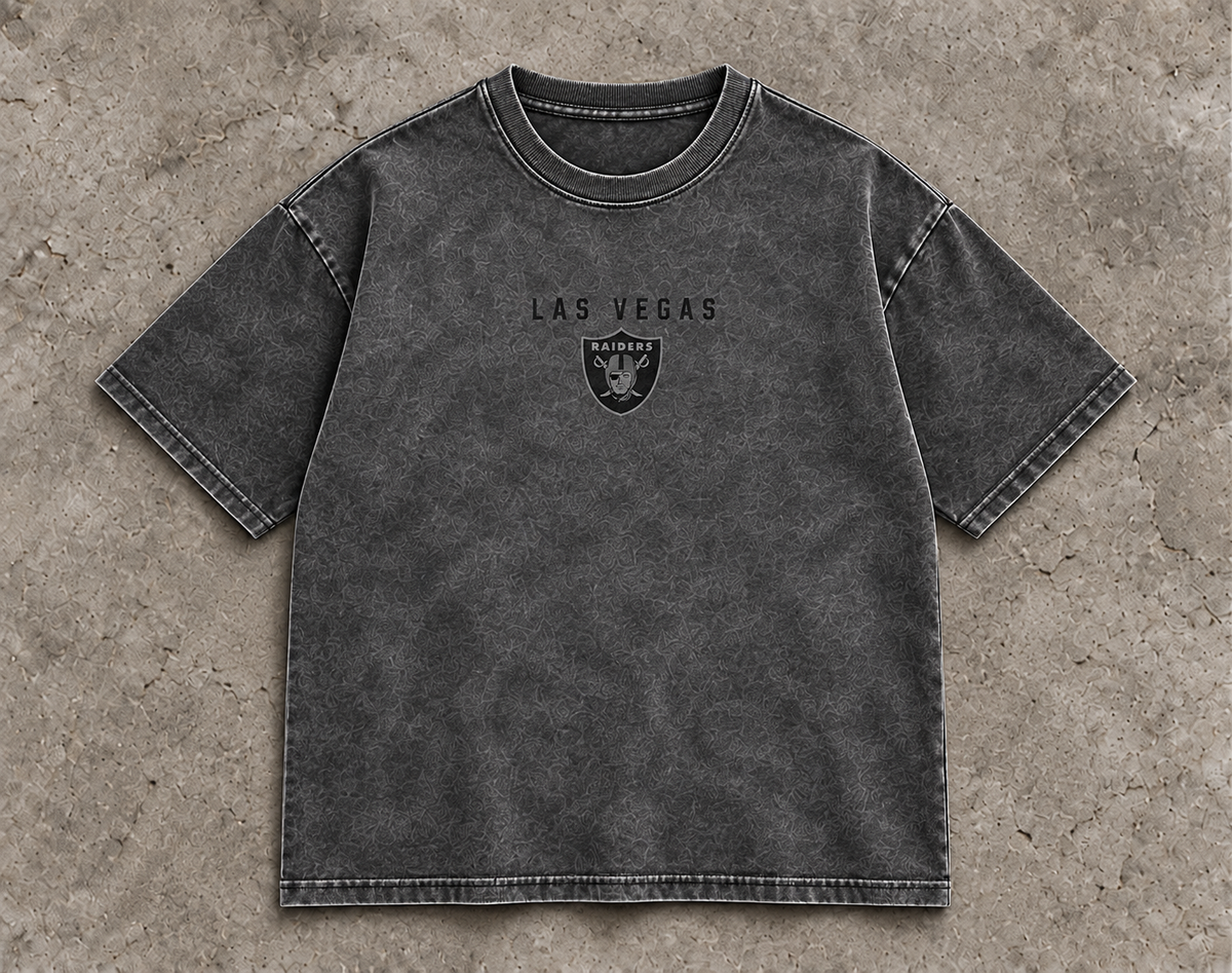 RAIDERS GREYLINE TEE front