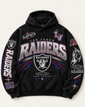 Raiders Victory Crest black hoodie front