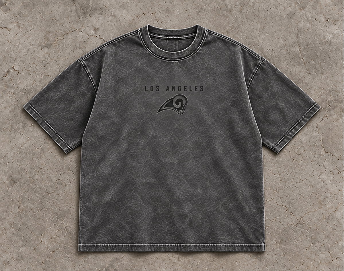 RAMS GREYLINE TEE front