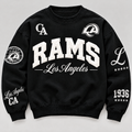 Los Angeles Rams Varsity Crewneck front