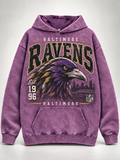 RAVENS 1996 VINTAGE WASH HOODIE