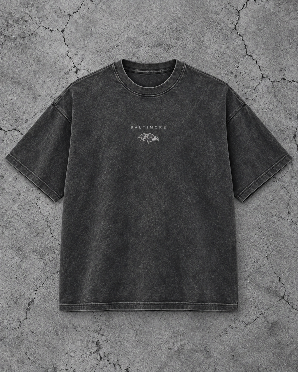 RAVENS GREYLINE TEE front