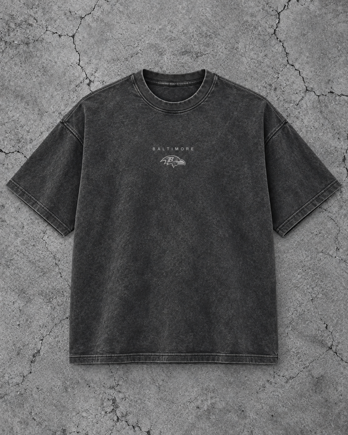 RAVENS GREYLINE TEE front