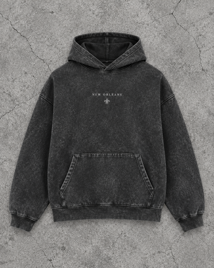 saints Greyline hoodie front