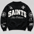 New Orleans Saints Varsity Crewneck front