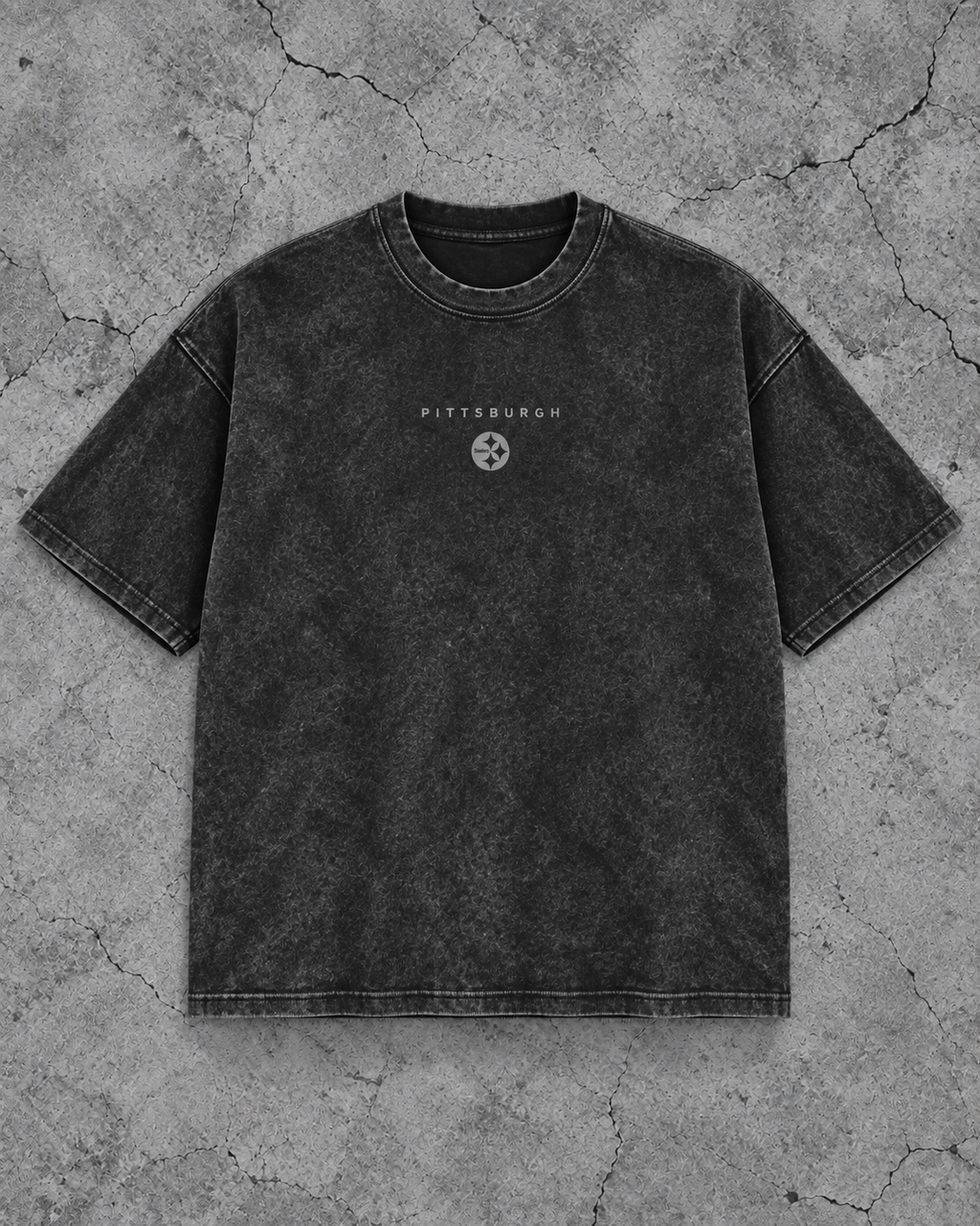 STEELERS GREYLINE TEE front