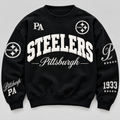 Pittsburgh Steelers Varsity Crewneck front