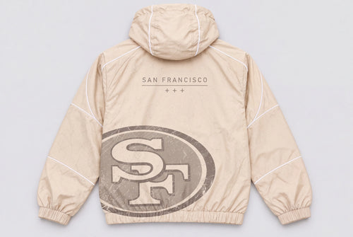49ers Ghostline Windbreaker – back view