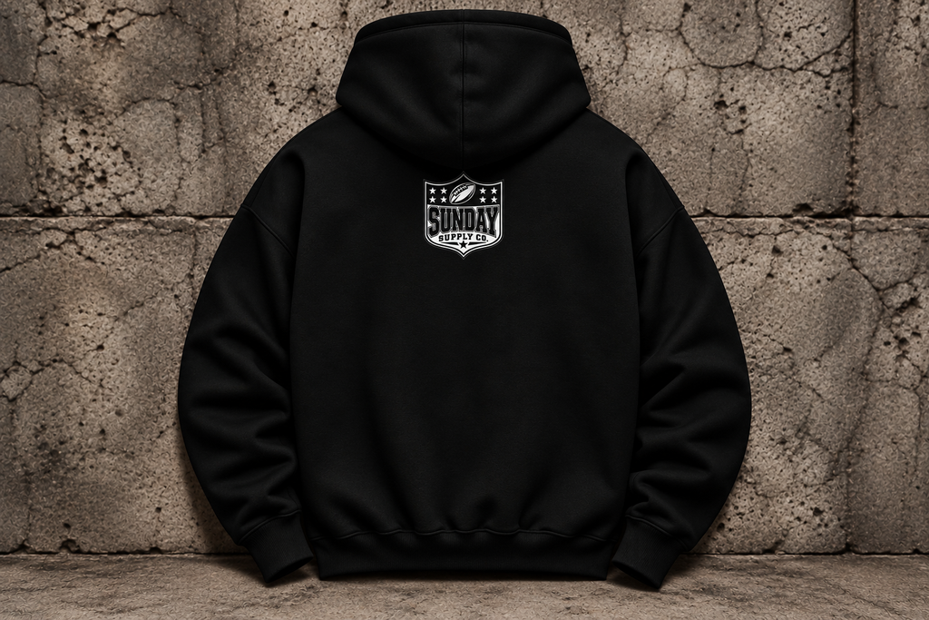 Sunday Supply black and white back logo
