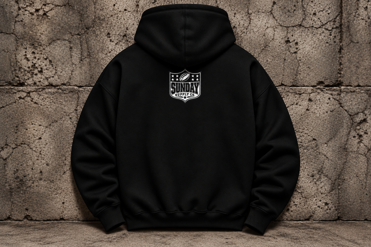 Sunday Supply black and white back logo