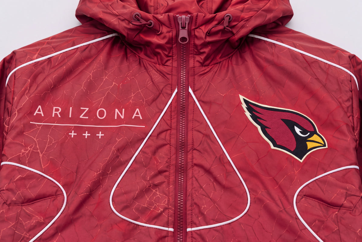 Cardinals Ghostline Windbreaker – front detail view