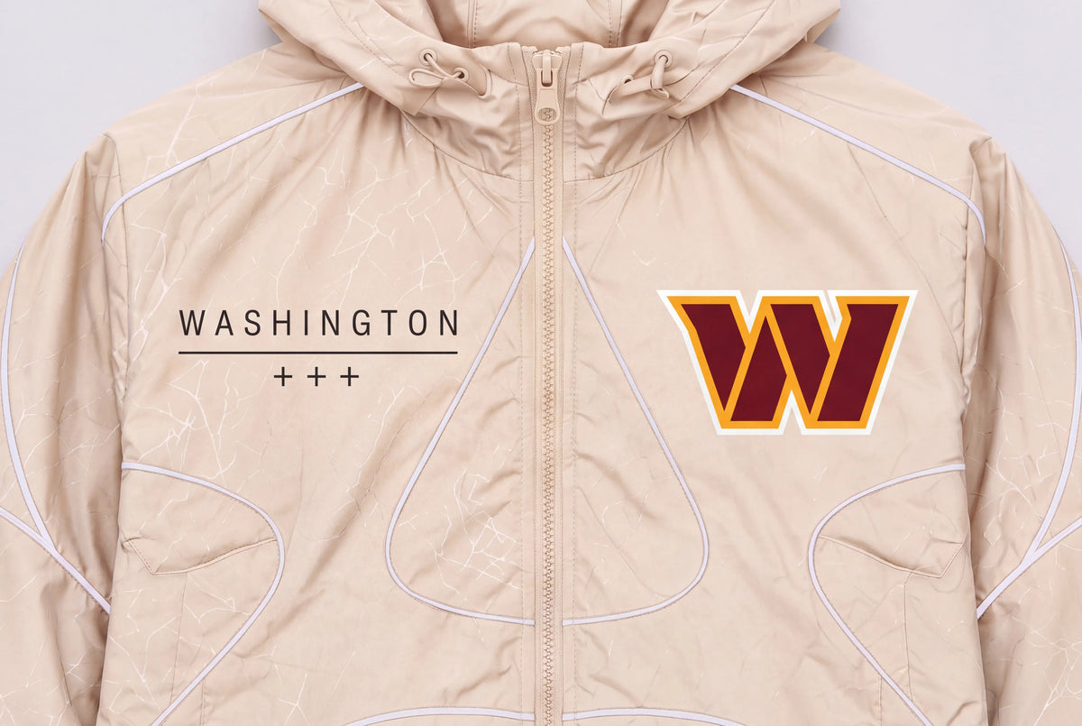 Commanders Ghostline Windbreaker – front detail view