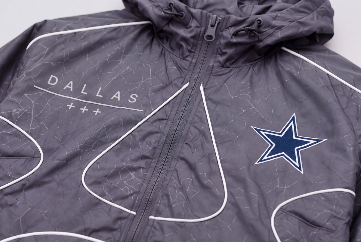 Cowboys Ghostline Windbreaker – front detail view