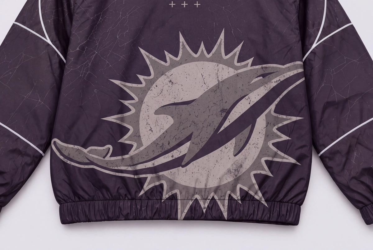 Dolphins Ghostline Windbreaker – back detail view