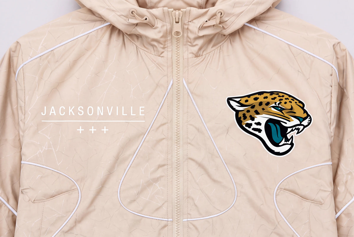Jaguars Ghostline Windbreaker – front detail view