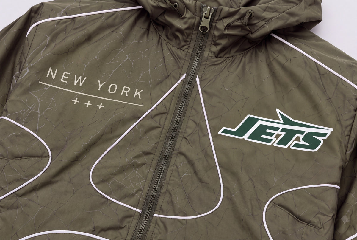 Jets Ghostline Windbreaker – front detail view