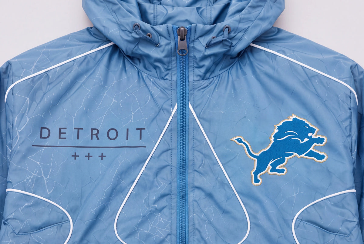 Lions Ghostline Windbreaker – front detail view