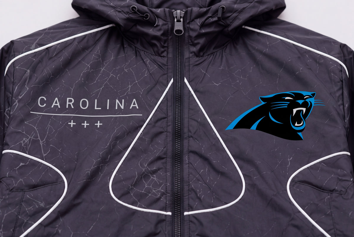 Panthers Ghostline Windbreaker – front detail view