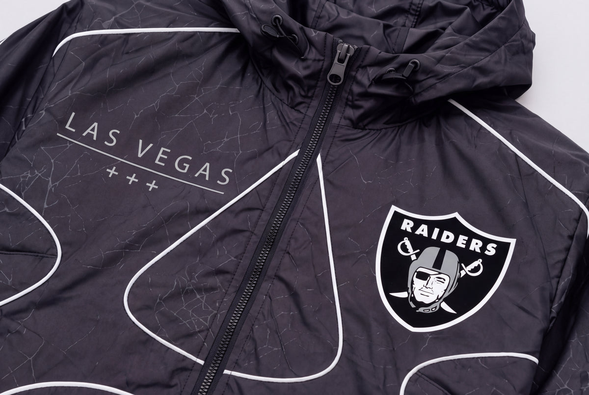 Raiders Ghostline Windbreaker – front detail view