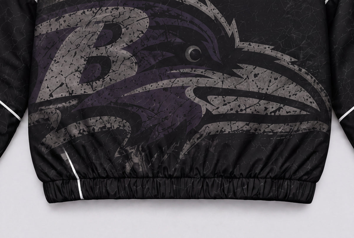 Ravens Ghostline Windbreaker – back detail view