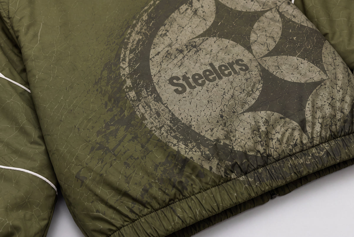 Steelers Ghostline Windbreaker – back detail view