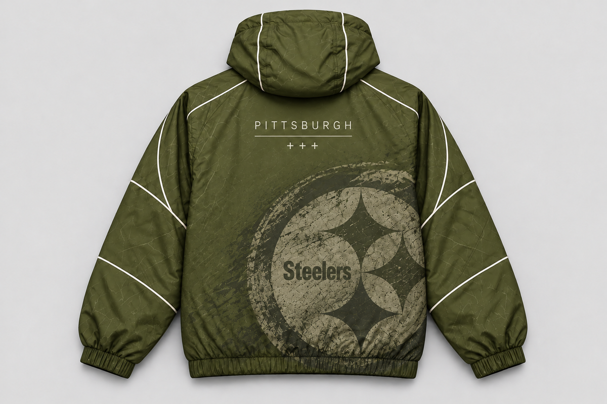 Steelers Ghostline Windbreaker – back view