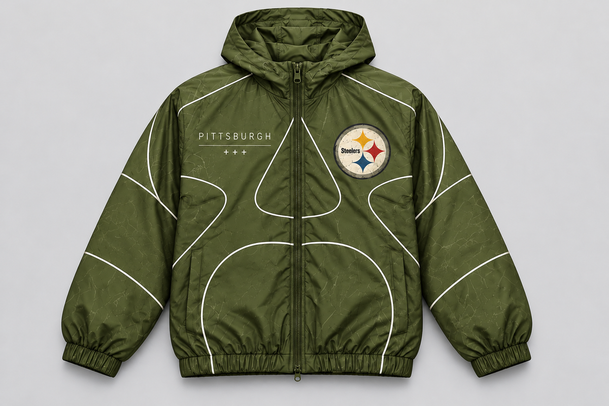 Steelers Ghostline Windbreaker – front view