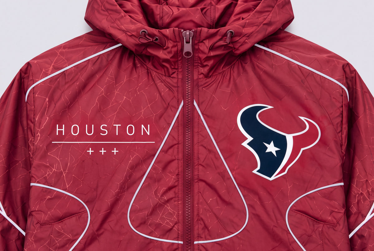 Texans Ghostline Windbreaker – front detail view