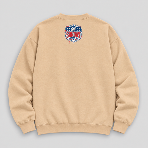 1960 WORLD CHAMPIONS HERITAGE Crewneck — Nude fleece — back
