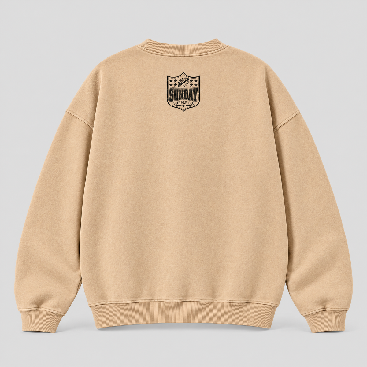 Buffalo Bills Greyline Crewneck — Nude fleece — back