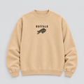 Buffalo Bills Greyline Crewneck — Nude fleece — front