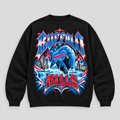 Buffalo Bills Rush Crewneck — Black fleece — front