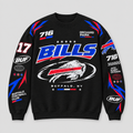 Buffalo Velocity Crewneck — Black fleece — front
