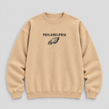 EAGLES GREYLINE Crewneck — Nude fleece — front