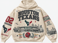 Houston Texans Stadium Relic cream hoodie front