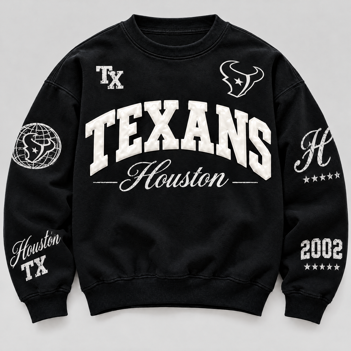 Houston Texans Varsity Crewneck front