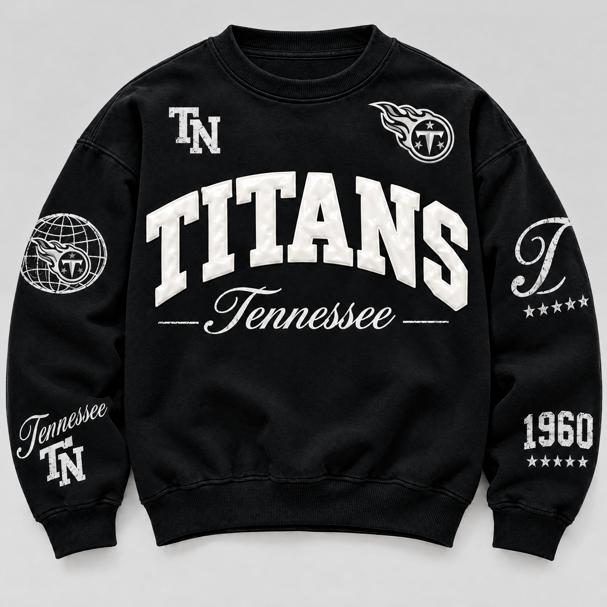 Tennessee Titans Varsity Crewneck front