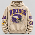 Vikings Helmet Archive cream hoodie front