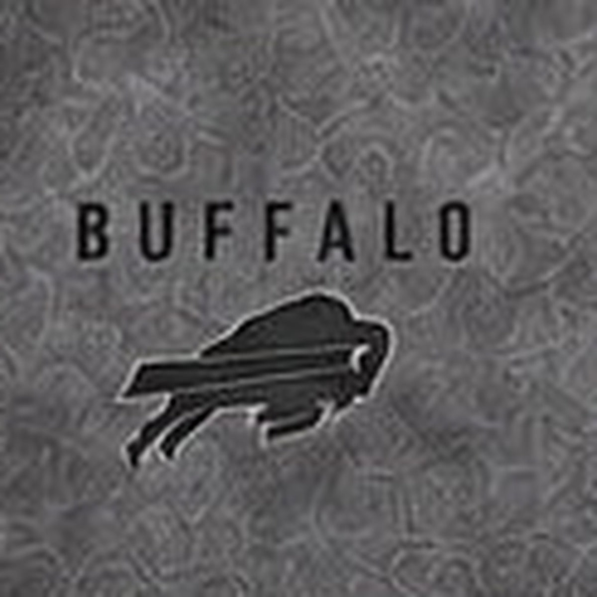 BUFFALO GREYLINE HOODIE front graphic close-up